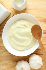 Mashed potatoes, concept of tasty and delicious food