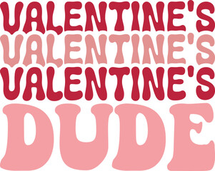 Valentine retro svg design and digital download