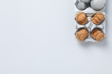 Delicious, Dutch Christmas Pepernoten cookies with decorations