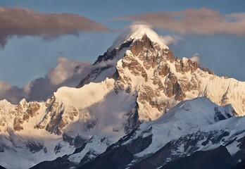 Obraz premium Peruvian Peaks: Andes Mountains' Silent Majesty.