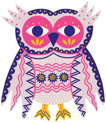 Stylized Owl Alebrije