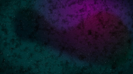 Nebula and stars in night sky