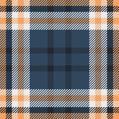 Pattern vector check of texture tartan fabric with a background seamless textile plaid.