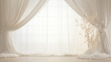 elegant curtain wedding minimalistic background illustration texture template, abstract light, decoration decor elegant curtain wedding minimalistic background