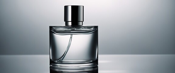 Obraz premium Luxury jewelry perfume still life picture, surrounded by water waves, product promotion