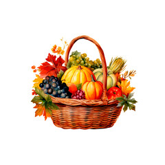 Autumn harvest clipart, Organic food illustration - 678642935
