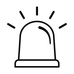 Siren icon design, illustration design