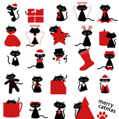 Adventskalender  Katze Merry Catmas