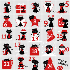 Adventskalender Katze
