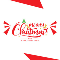 merry christmas greeting card, happy new year greeting card, white background, merry christmas pattern vector, merry christmas typography vector, merry christmas banner vector