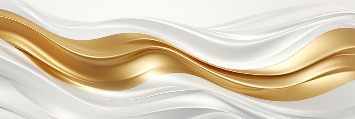 Obraz premium Luxury abstract seamless wallpaper pattern background with gold foil, lines, geometric shapes. Generative AI, AI