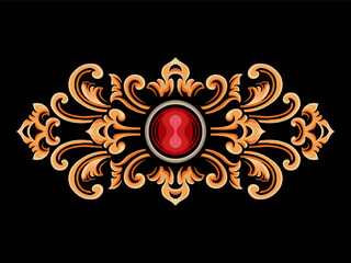 Luxury Frame Ornament Wedding Decoration