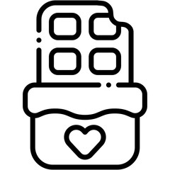 Vector Icon Chocolate, Snack, Bar, Food, Dessert, Sweet