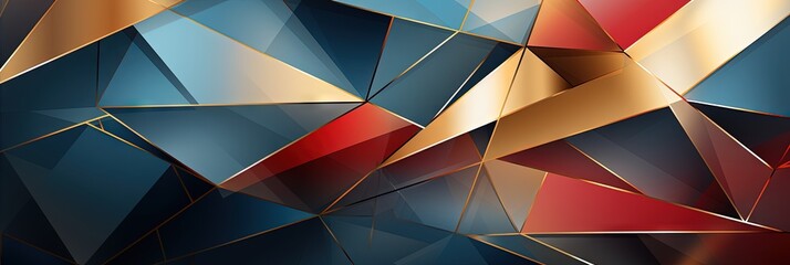 Abstract luxury seamless wallpaper pattern background with gold foil, lines, geometric shapes. Generative AI, AI