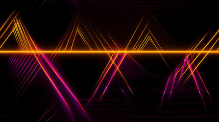 abstract glowing neon lines - Seamless tile. Endless and repeat print.