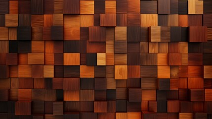 Wooden cubes texture background