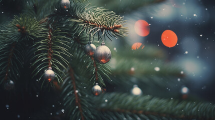 Obraz na płótnie Canvas Natal, árvore de Natal, neve Dezembro