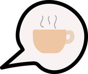 Glass speech bubble illustration