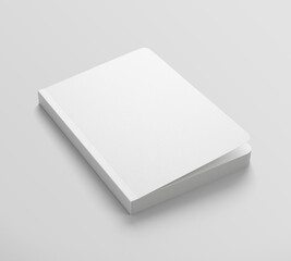 Blank book with rounded edges template