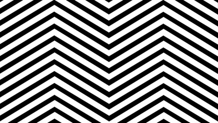 Black and white zigzag wave geometric background