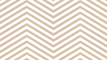 Beige and white zigzag wave geometric background