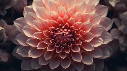The symmetry of a blooming flower, a perfect representation of nature's balance.