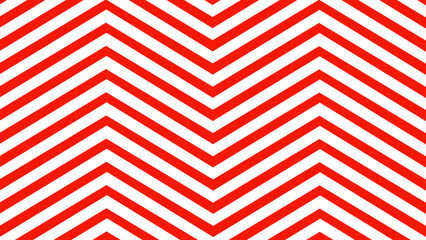 Red and white zigzag wave geometric background
