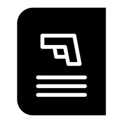 gun license glyph