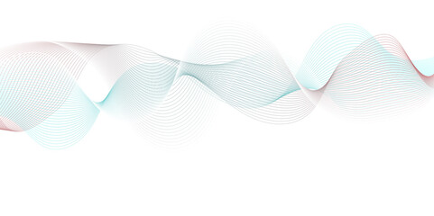 Modern abstract blue blend waves lines futuristic technology background. Modern blue flowing wave lines and glowing moving lines. Futuristic technology and sound wave lines background.