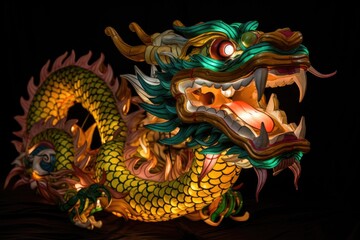 chinese dragon statue