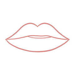 Woman Lips Handrawn
