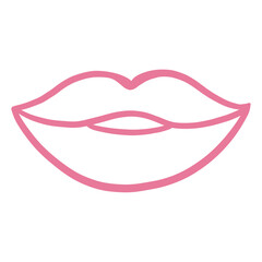 Woman Lips Doodle