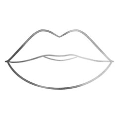 Shiny Lips Outline