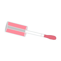 Pink Lip Applicator Illustration