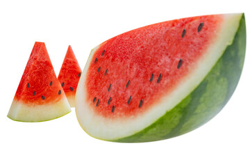 Slice of ripe watermelon
