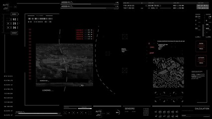 Abstract technological background HUD UI display.Sci Fi HUD.