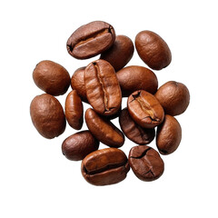 coffee beans on Transparent Background 