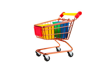 Shopping Cart ON Transparent background