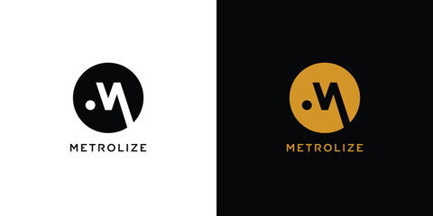 Modern and unique letter M initials logo design 2