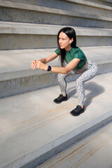 Stadium Fitness: Squats with Determination