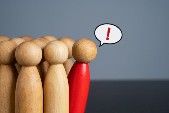 Proactive people in society are also dissatisfied. Objection. A requirement to pay attention. Call, claim.