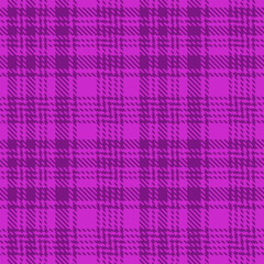Purple Tartan Plaid Pattern Seamless. Check fabric texture for flannel shirt, skirt, blanket
