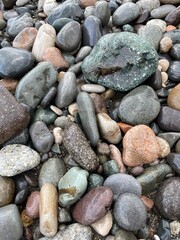 stones on the beach background