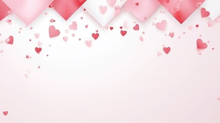 free photo background love heart Illustration Valentine.pink.Generative AI