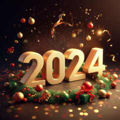 2024 New Year poster
