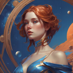 Martian Highlands, Beautiful Mechanica - Digital Fine Art in Modern High Renaissance, UHD 4K