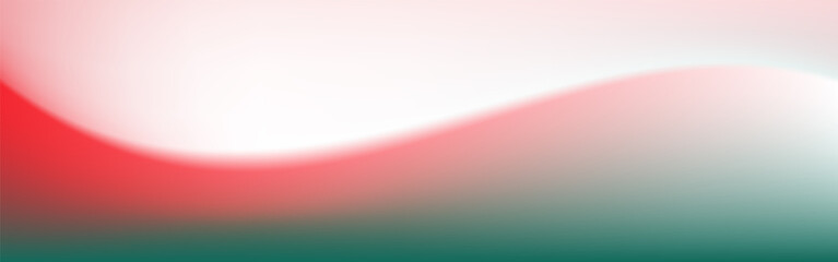Blurred background for Christmas greeting card, red and green gradient on white texture. Template for creating a trend cover.