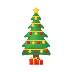 christmas tree illustration