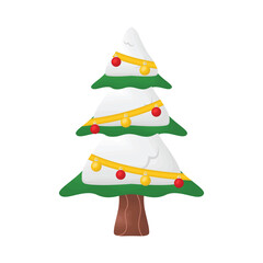 christmas tree illustration