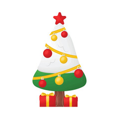 christmas tree illustration